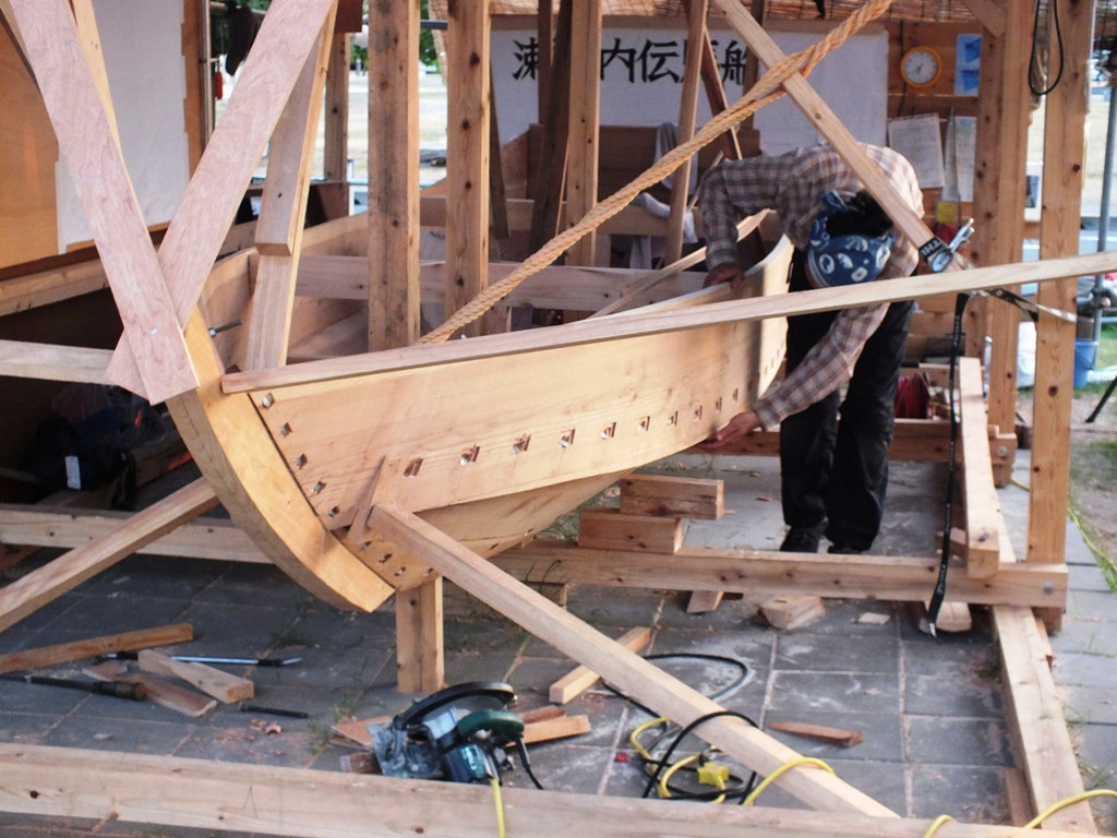 Traditional Japanese Boat Building at Bengal Island