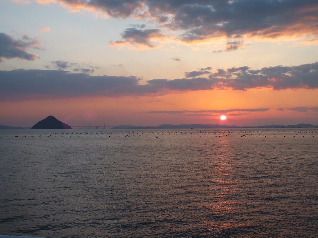 Sunset over Seto Inland Sea 2