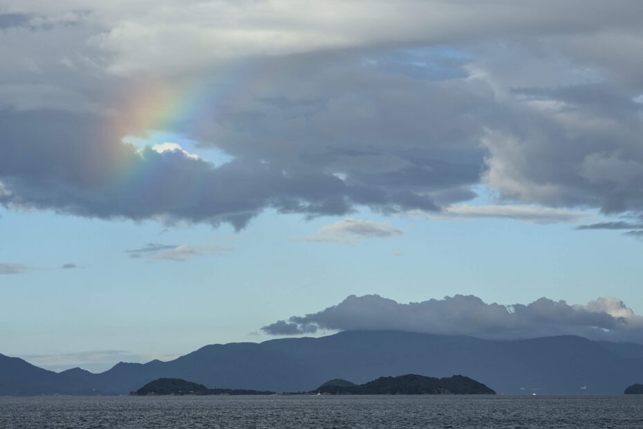 Rainbow over Oshima